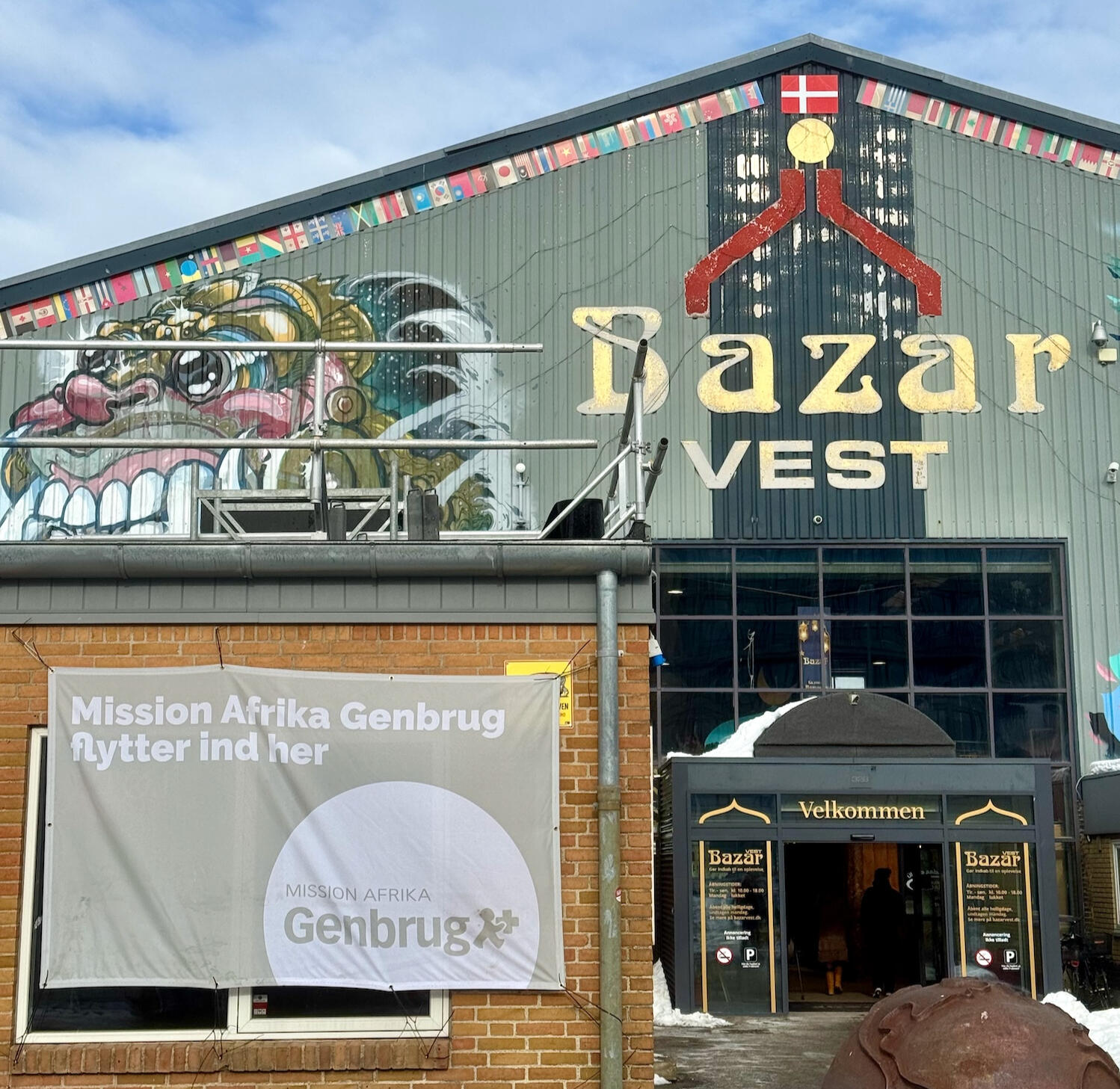 Butikken ved Bazar Vest i Aarhus